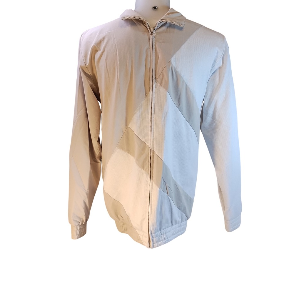 Adidas Originals EQT Equipment ADV 91-17 Track Jacket Mens MD Beige Windbreaker